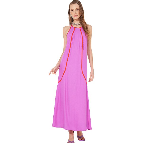 Vestido Longo Colcci IN23 Lilás Feminino